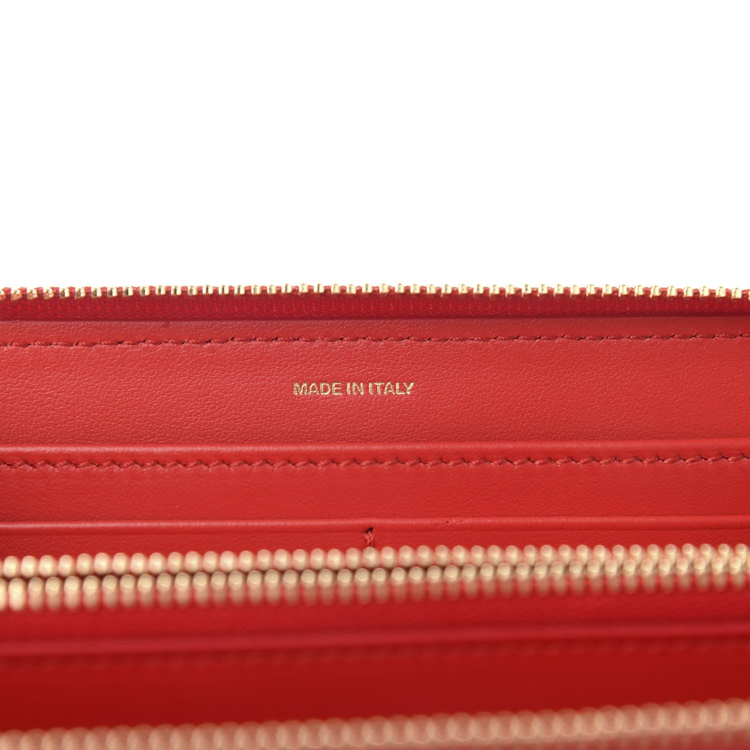 Burberry London Calfskin TB Zip Around Wallet Red 7 of 7