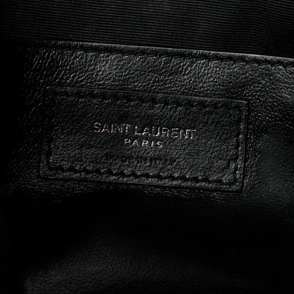 Saint Laurent Crinkled Calfskin Matelasse Monogram Baby Niki Chain Satchel Light Taupe 7 of 11