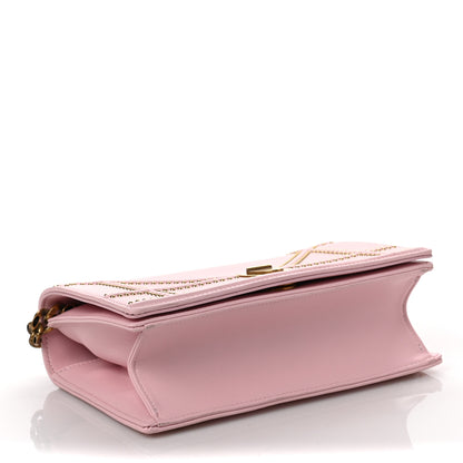Christian Dior Lambskin Studded Small Diorama Flap Bag Baby Pink 3 of 7