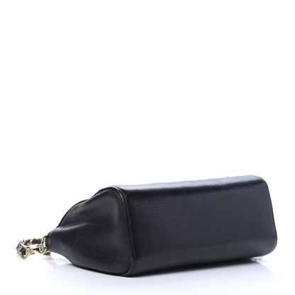 MCM Grained Calfskin Studded Crossbody Black 3 of 6
