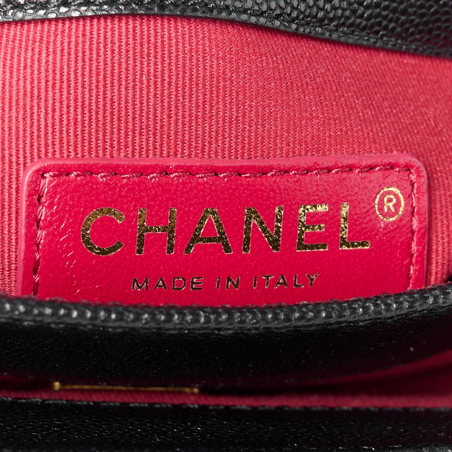 Chanel Caviar Mini Messenger Bag Black 6 of 11