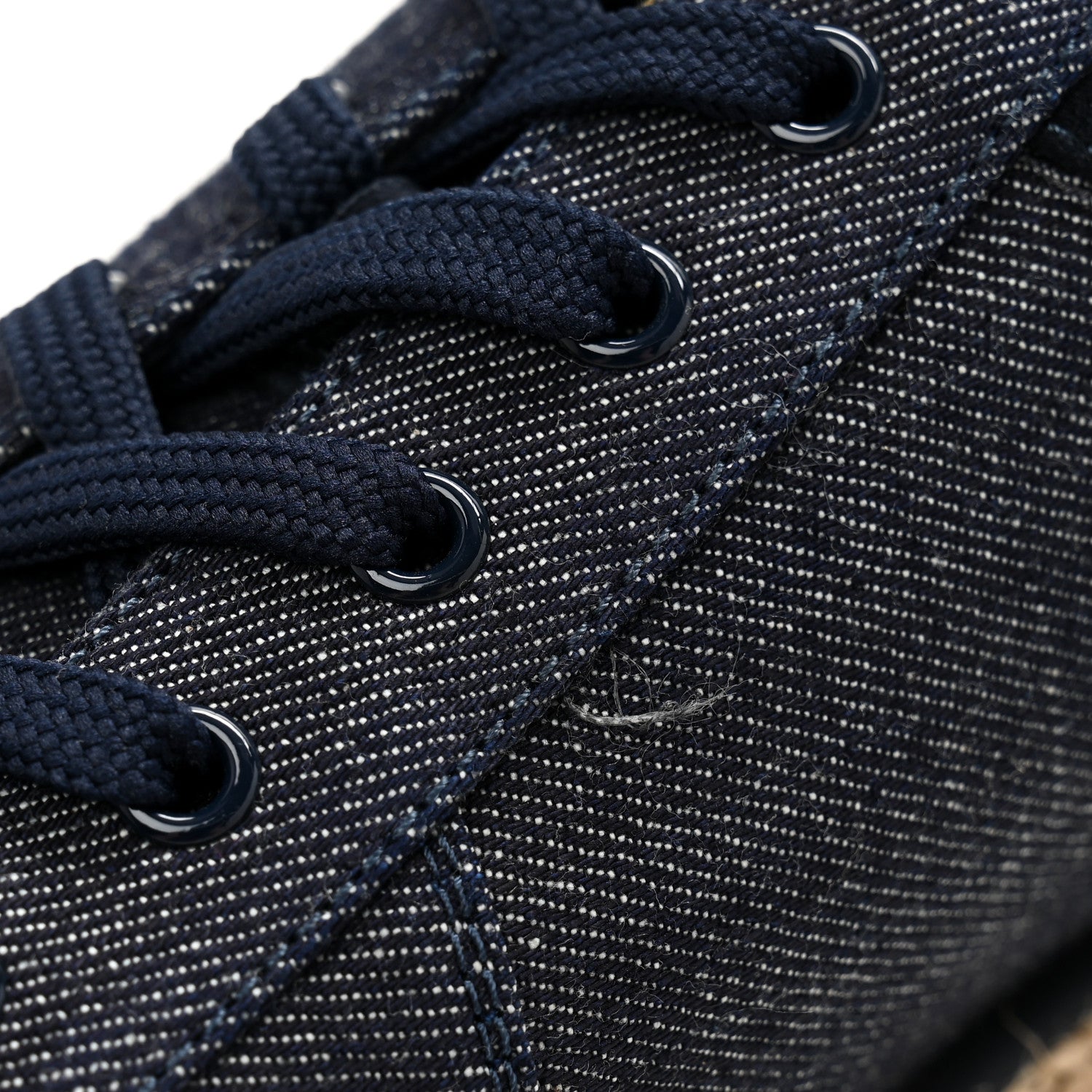 Louis Vuitton Denim Suede Espadrille Mens Sneakers 10  Blue 10 of 10