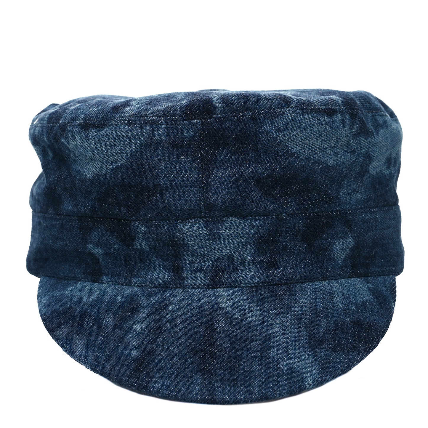 Cotton Denim Baker Boy Hat 57 Blue