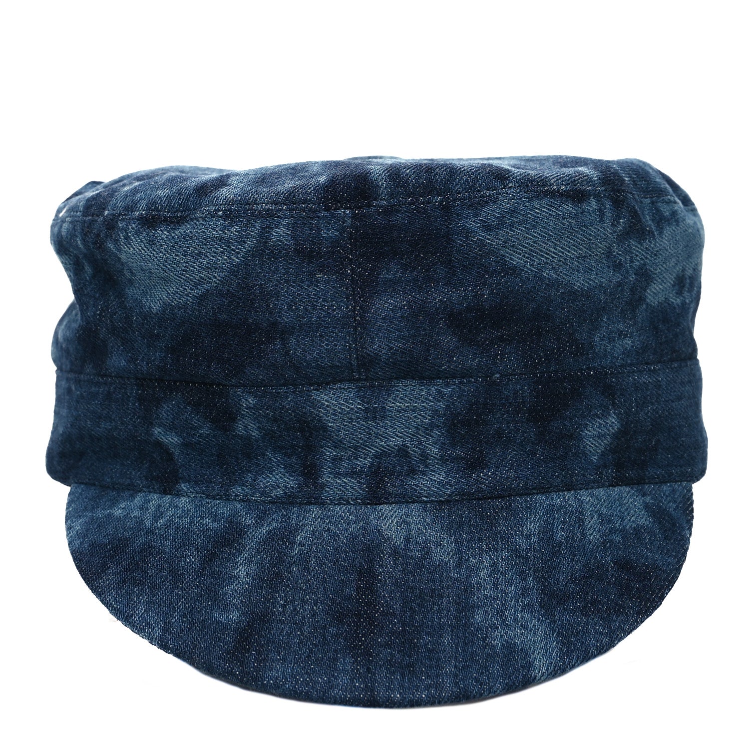 Christian Dior Cotton Denim Baker Boy Hat 57 Blue 2 of 7
