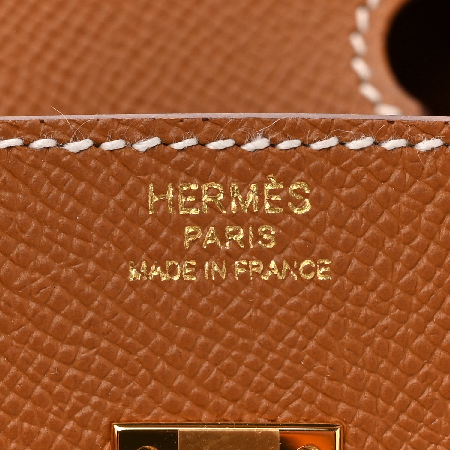 Hermes Epsom Birkin Sellier 25 Gold 6 of 12