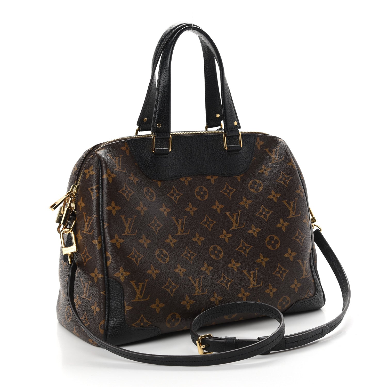 Louis Vuitton Monogram Retiro NM Black 3 of 9
