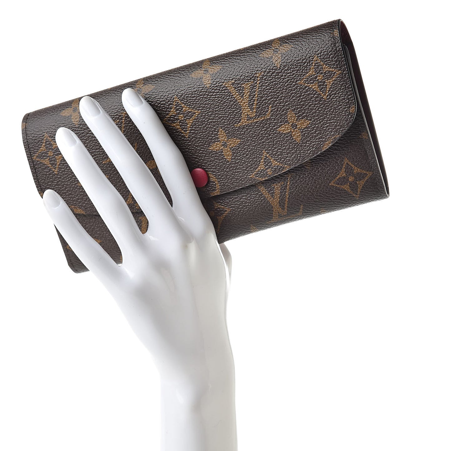 Monogram Emilie Wallet Fuchsia