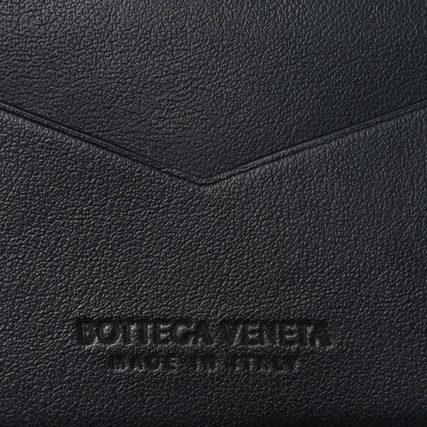 Nappa Maxi Intrecciato Tri-Fold Wallet Black