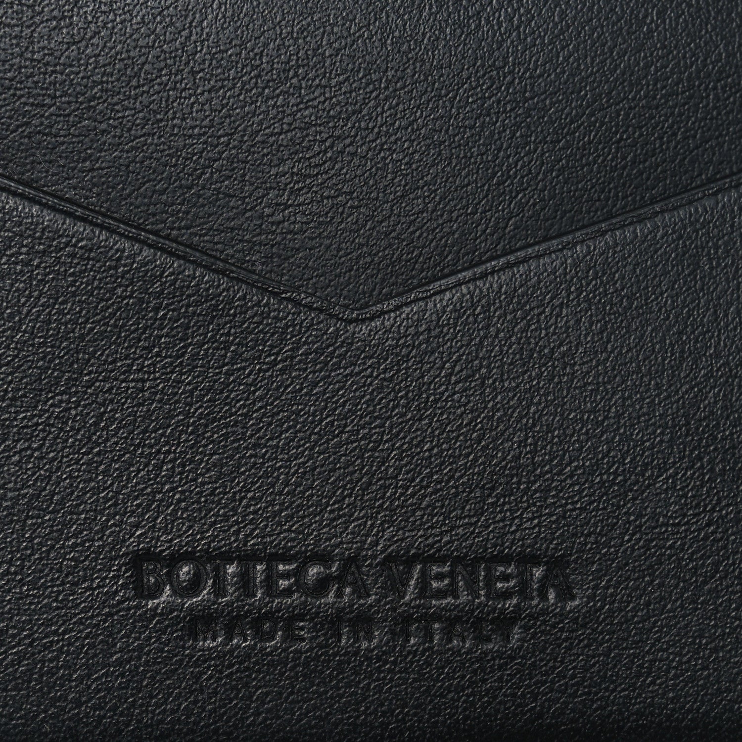 Bottega Veneta Nappa Maxi Intrecciato Tri-Fold Wallet Black 6 of 6