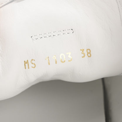 Louis Vuitton Calfskin Suede Monogram Punchy Sneaker 38 White 8 of 8
