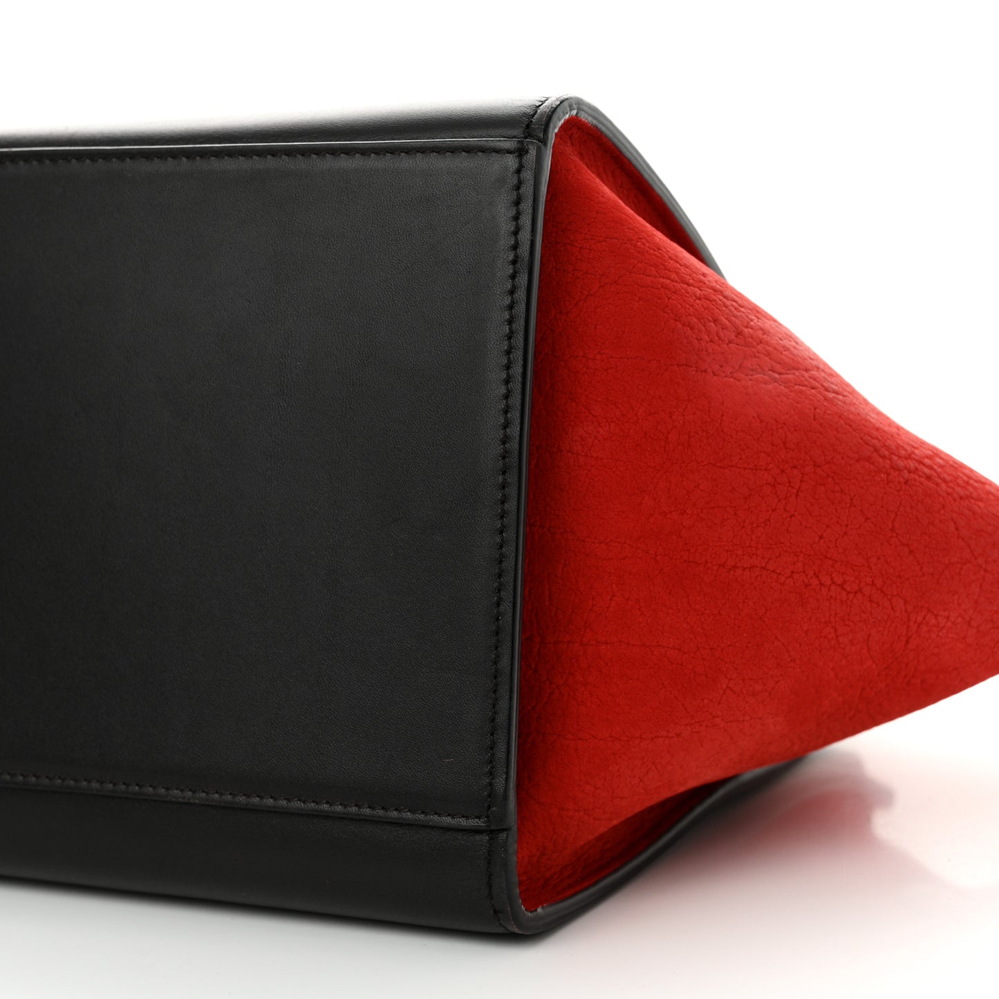 Bullhide Calfskin Small Tri-Color Trapeze Taupe