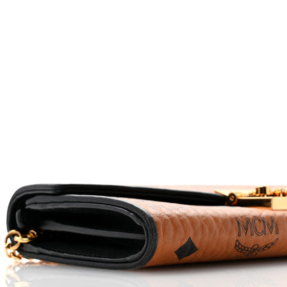 MCM Visetos Patricia Wallet On Chain Cognac 7 of 9
