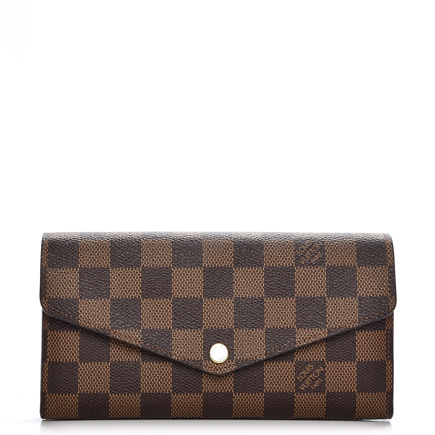 Louis Vuitton Damier Ebene Sarah Wallet NM 1 of 7
