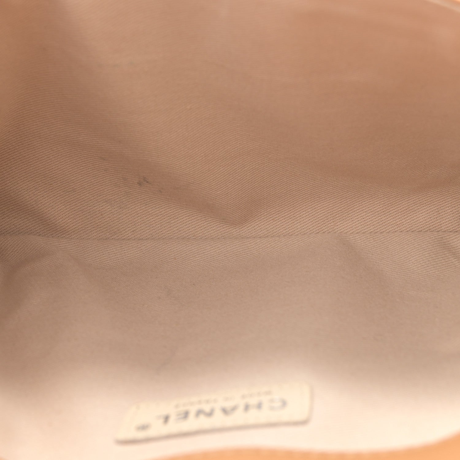 Chanel Lambskin Mademoiselle Chocolate Bar Shoulder Bag Beige 5 of 13