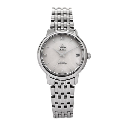 Omega Stainless Steel Mother of Pearl 32mm De Ville Prestige Co-Axial Automatic Watch 424.10.33.20.05.001 1 of 5
