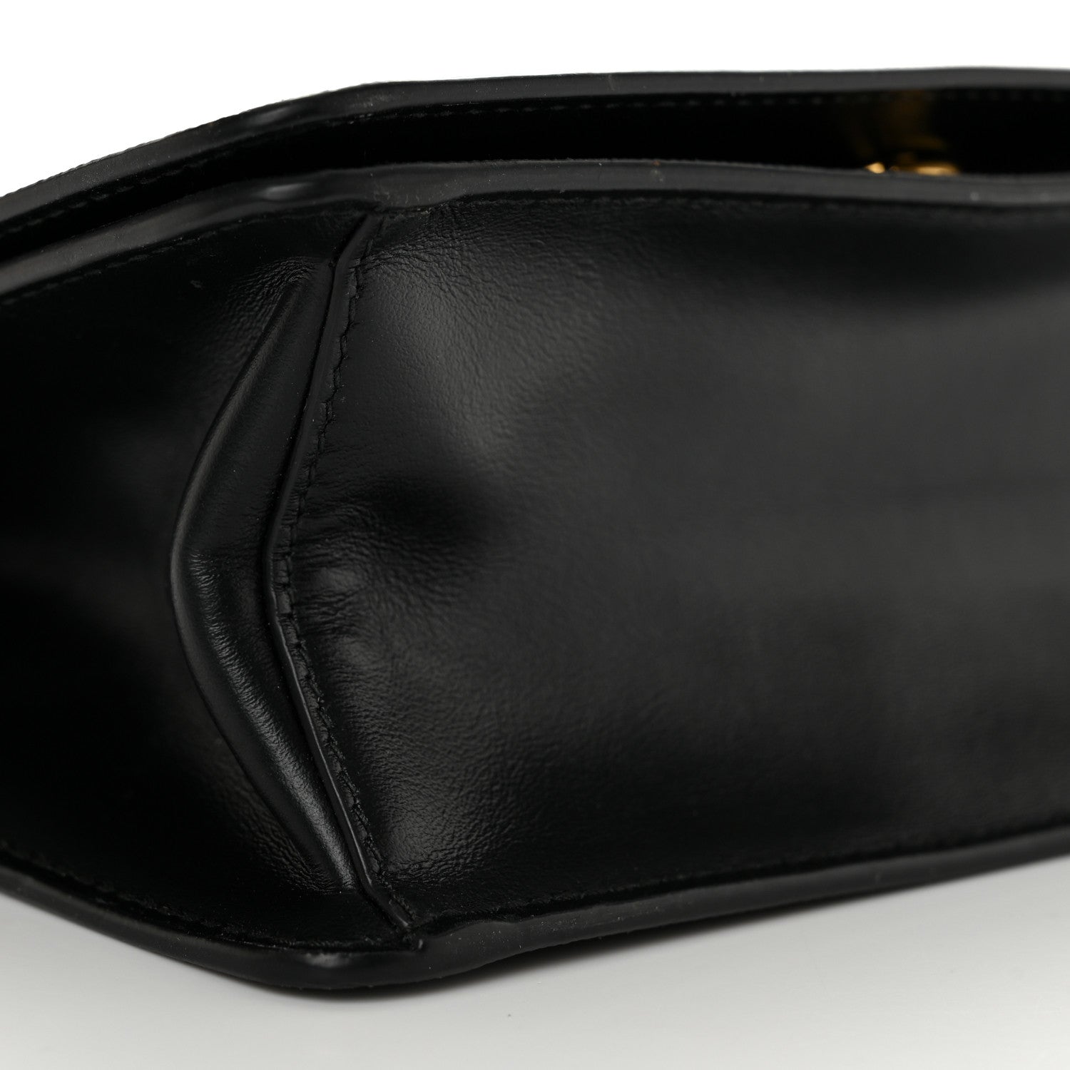 Prada Saffiano Chain Shoulder Bag Black 8 of 9