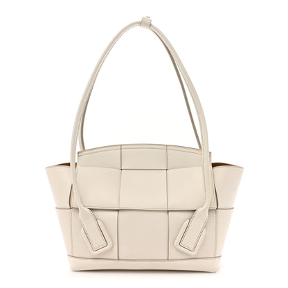 Bottega Veneta French Calfskin Maxi Intrecciato Small Arco Bianco 1 of 15