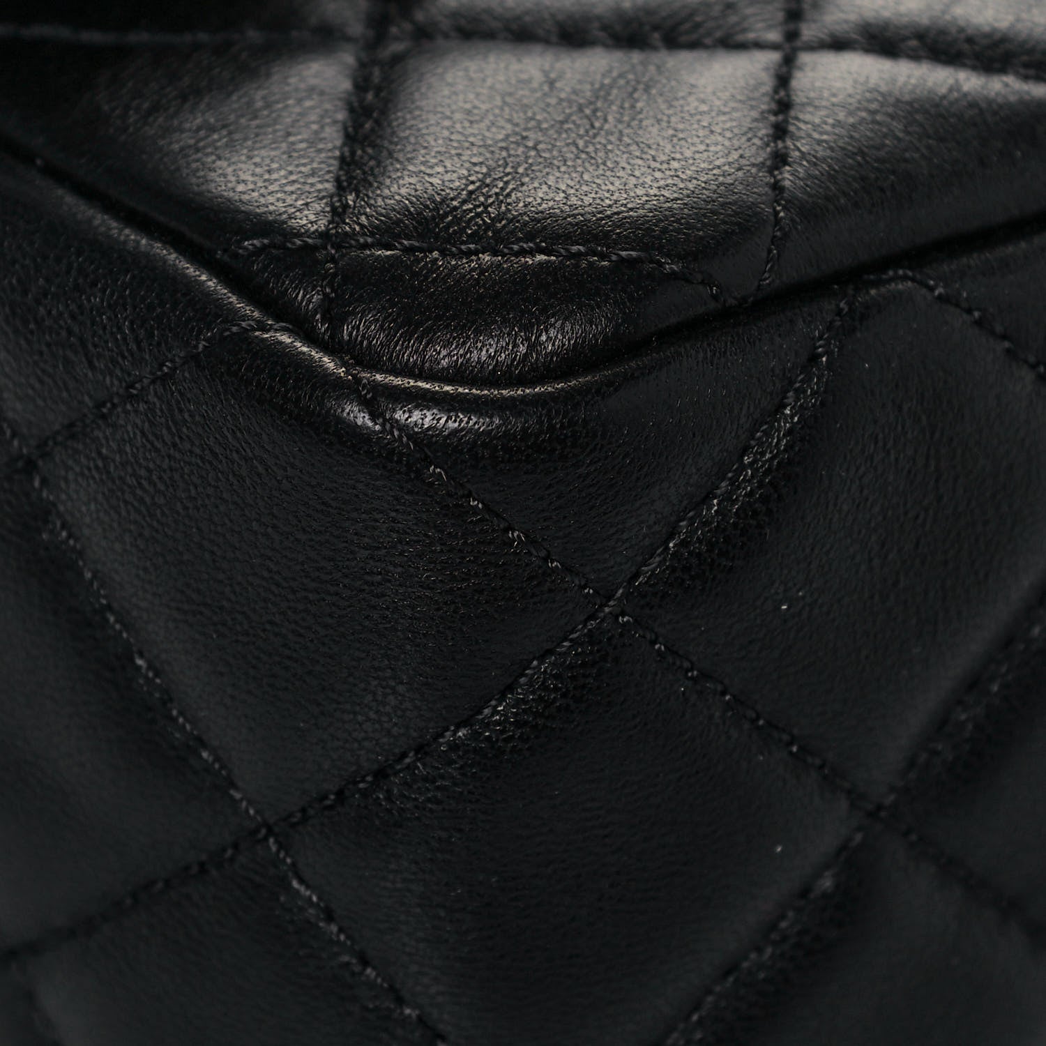 Chanel Lambskin Quilted Mini Rectangular Pearl Crush Flap Black 9 of 15