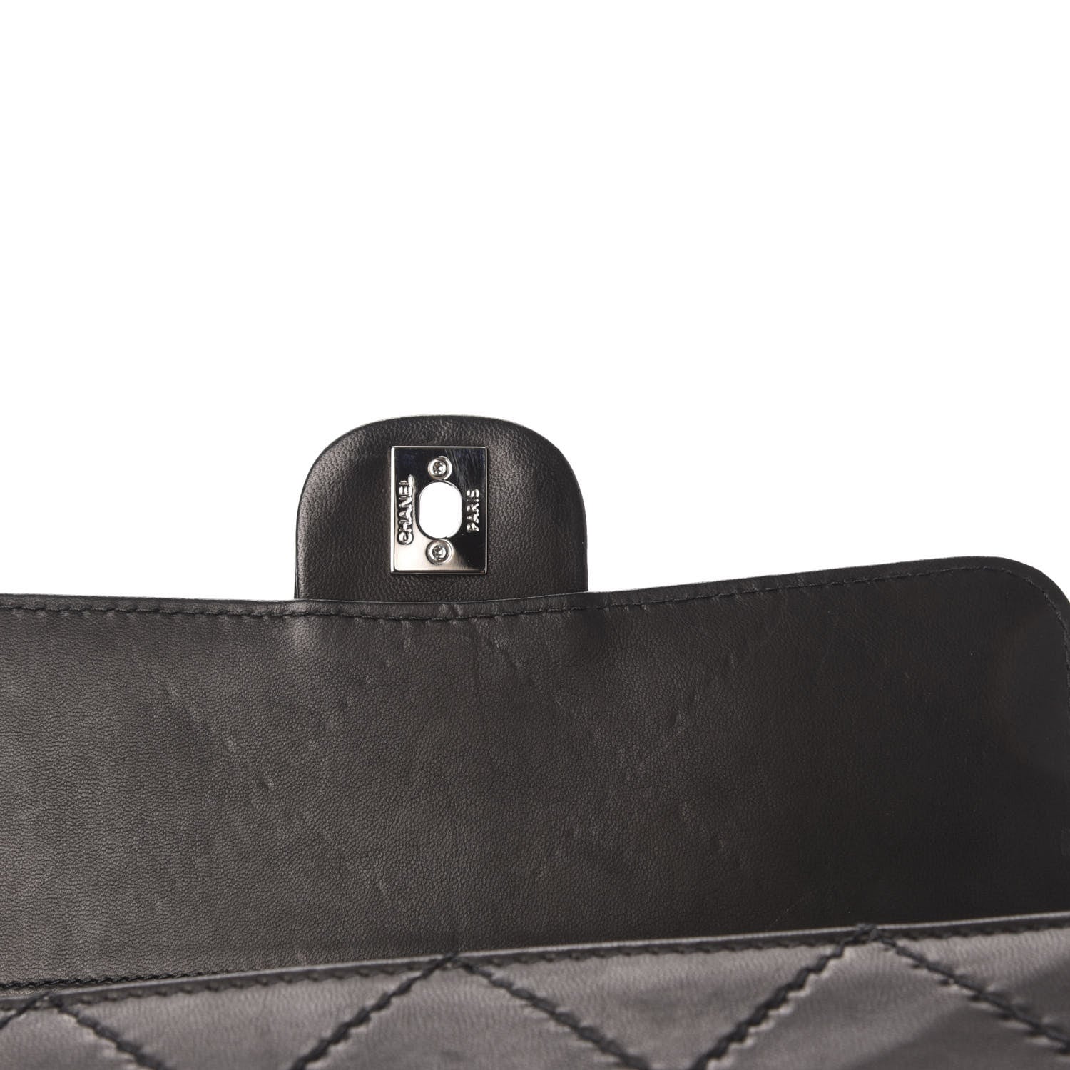 Chanel Lambskin Stitched Orient Express Wallet on Chain WOC Black 10 of 14