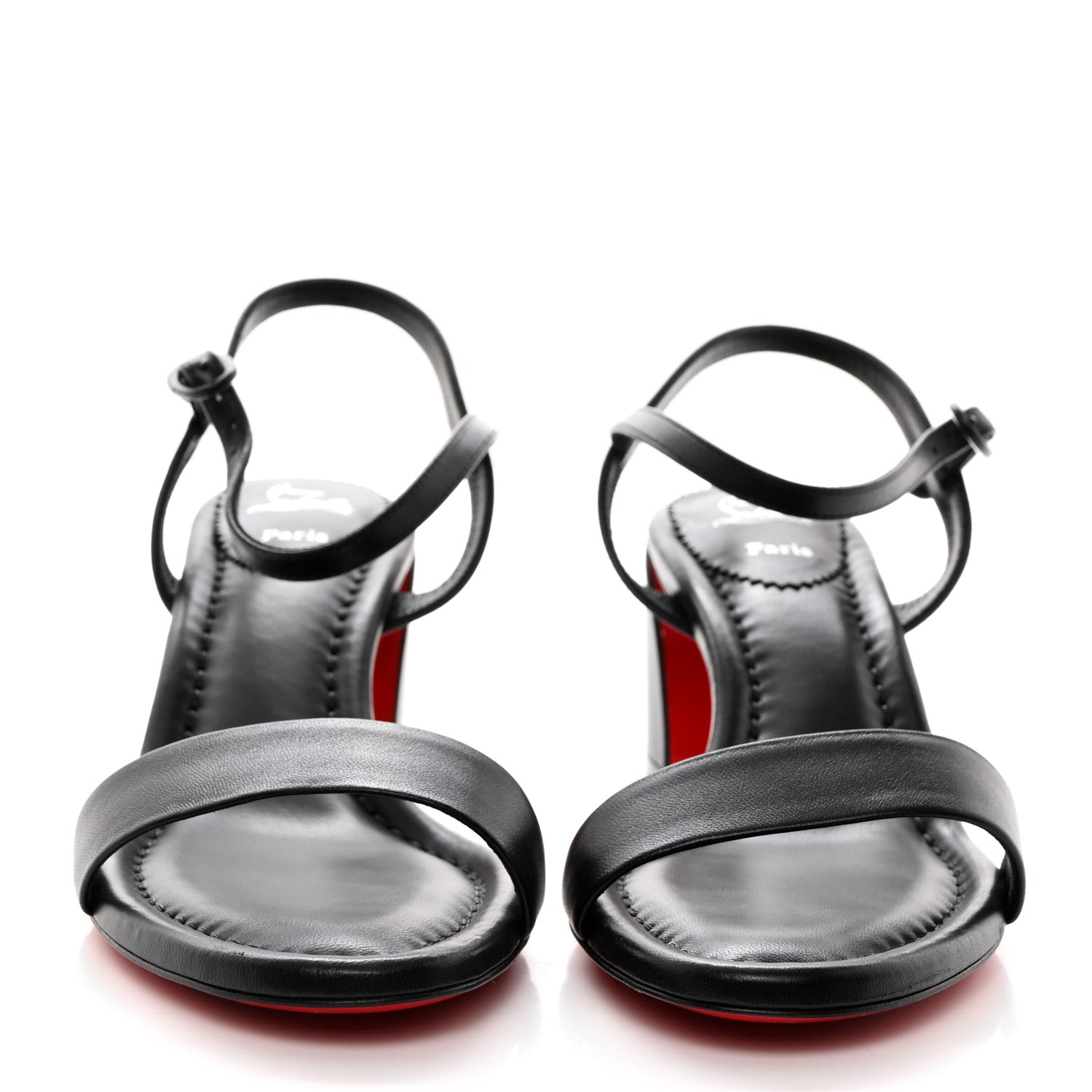 Christian Louboutin Nappa Miss Jane 55 Sandal Pumps 39.5 Black 2 of 8