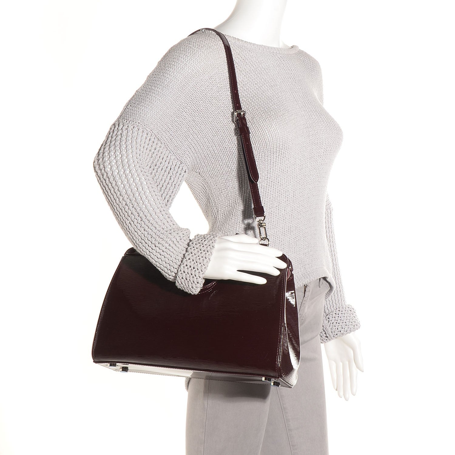 Louis Vuitton Electric Epi Brea MM Prune 2 of 7