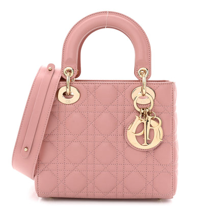 Christian Dior Lambskin Cannage Small My ABC Dior Lady Dior Pink 1 of 10