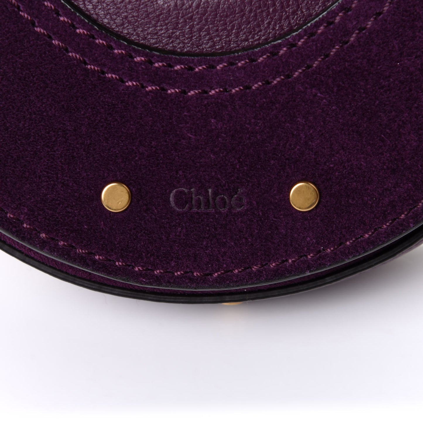 Goatskin Suede Mini Pixie Bag Nightfall Purple