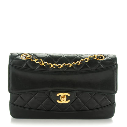 Chanel Lambskin Quilted Small Single Flap Black 1 of 8