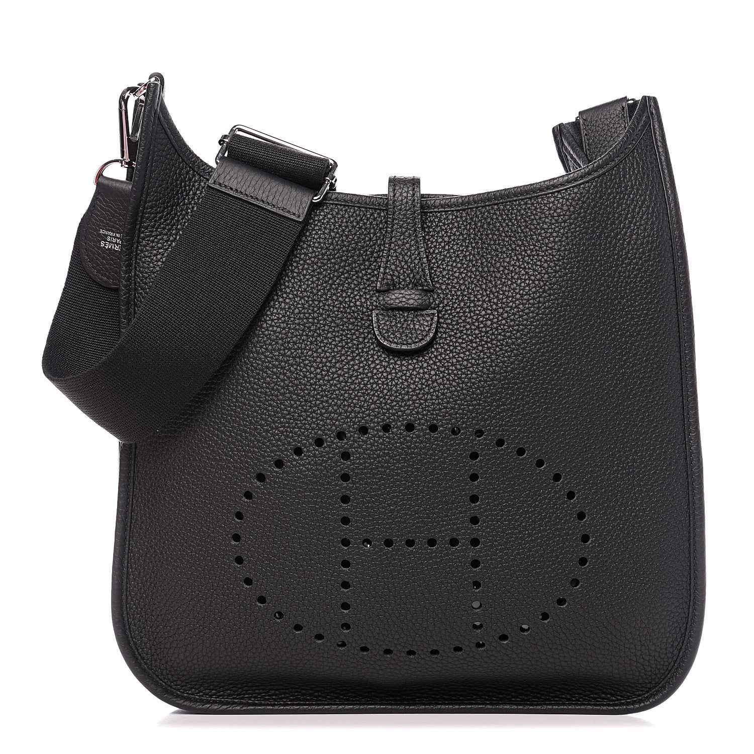 Hermes Taurillon Clemence Evelyne III PM Black 1 of 10