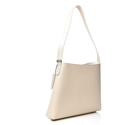 Mansur Gavriel Pebbled Calfskin Small Hobo Creme 3 of 10