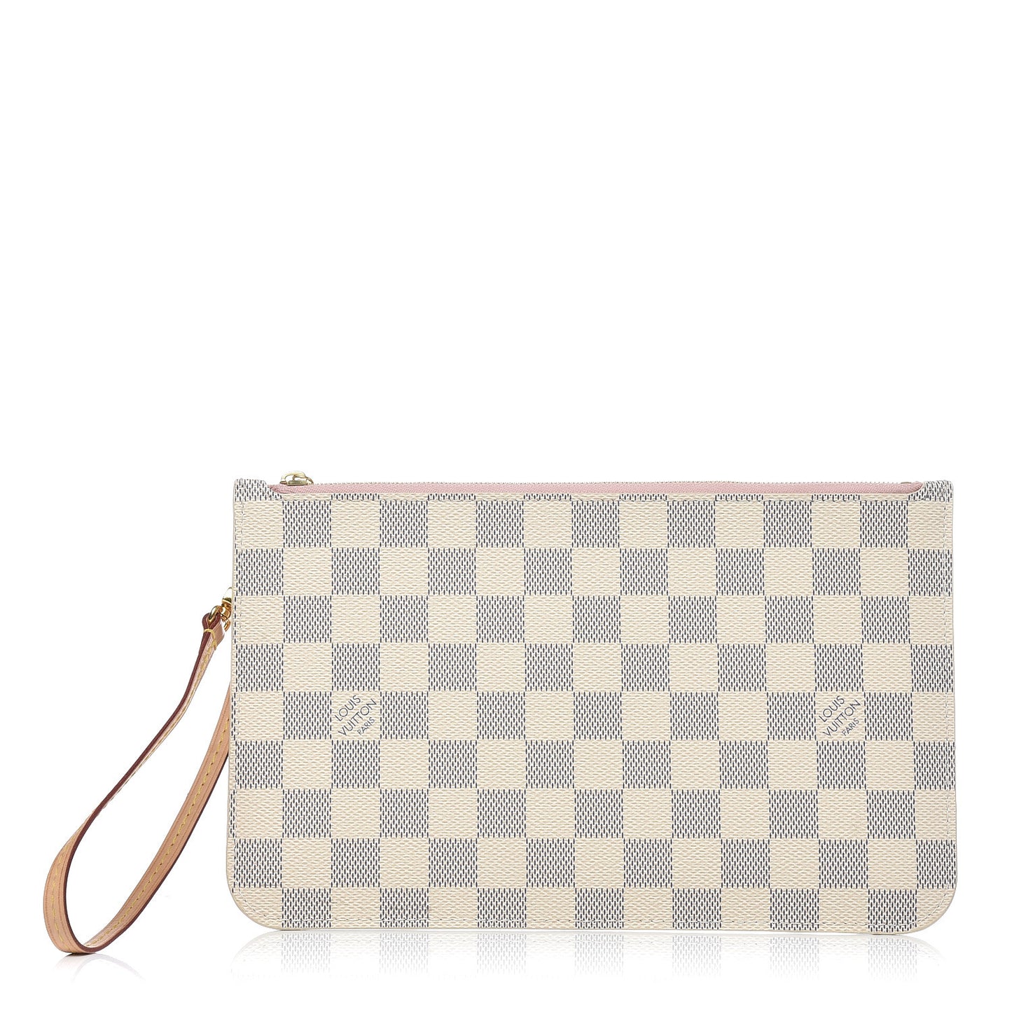 Damier Azur Neverfull MM GM Pochette Rose Ballerine