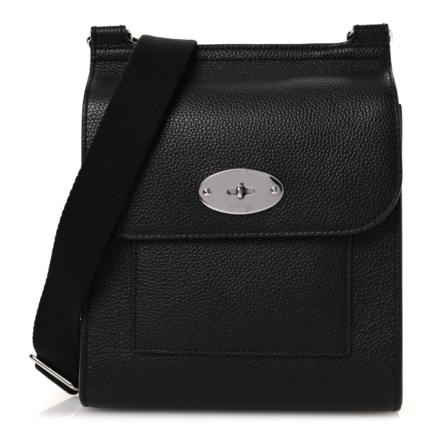 Mulberry Natural Grain Calfskin Antony Messenger Crossbody Black 1 of 10