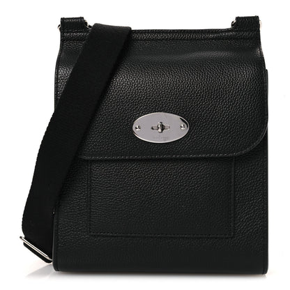 Mulberry Natural Grain Calfskin Antony Messenger Crossbody Black 1 of 10