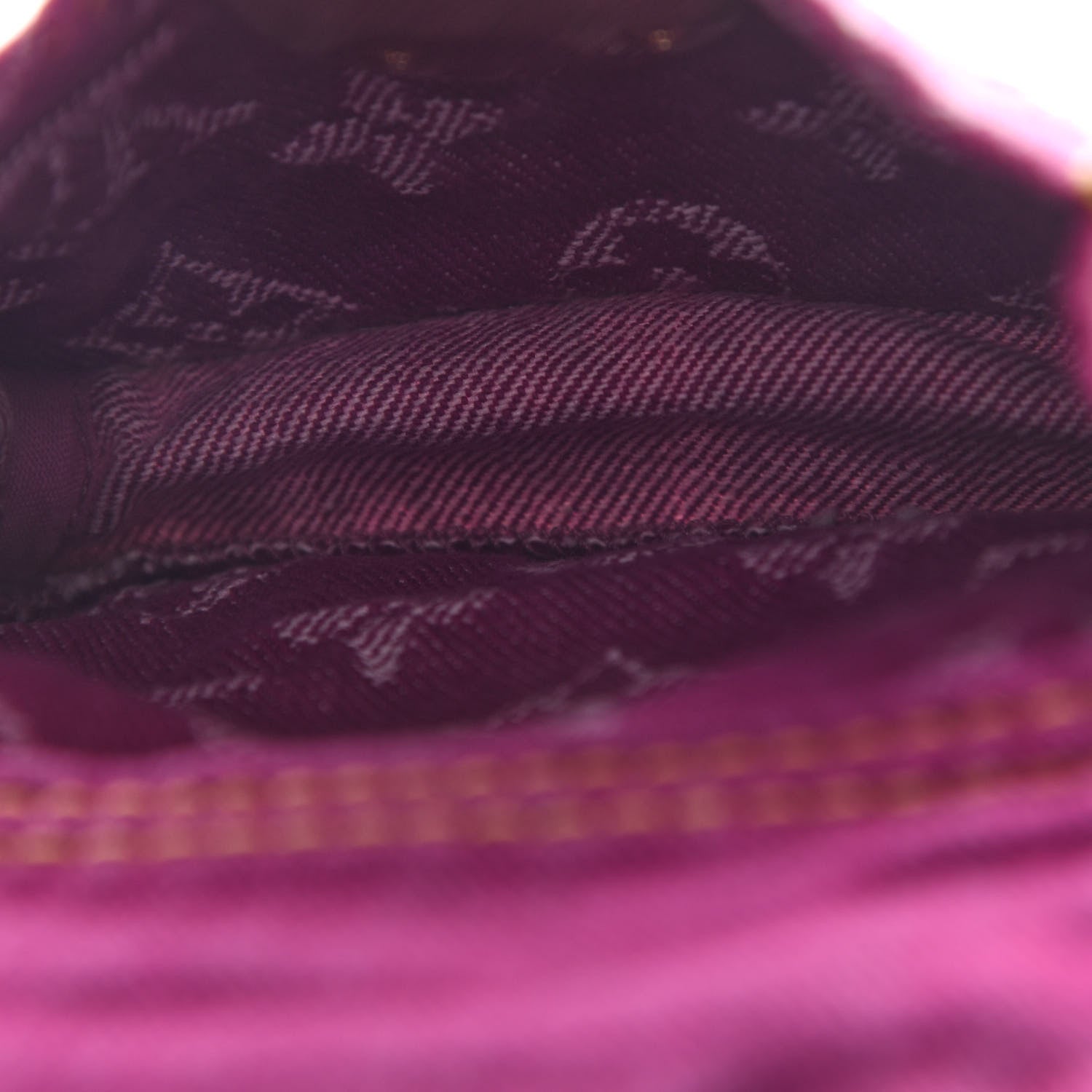 Louis Vuitton Denim Baggy GM Fuchsia 10 of 17