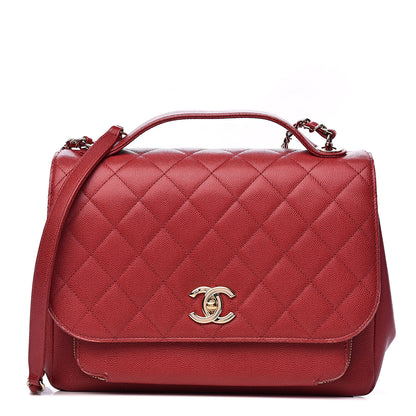 Chanel Caviar Quilted Large Business Affinity Flap Red 1 of 20