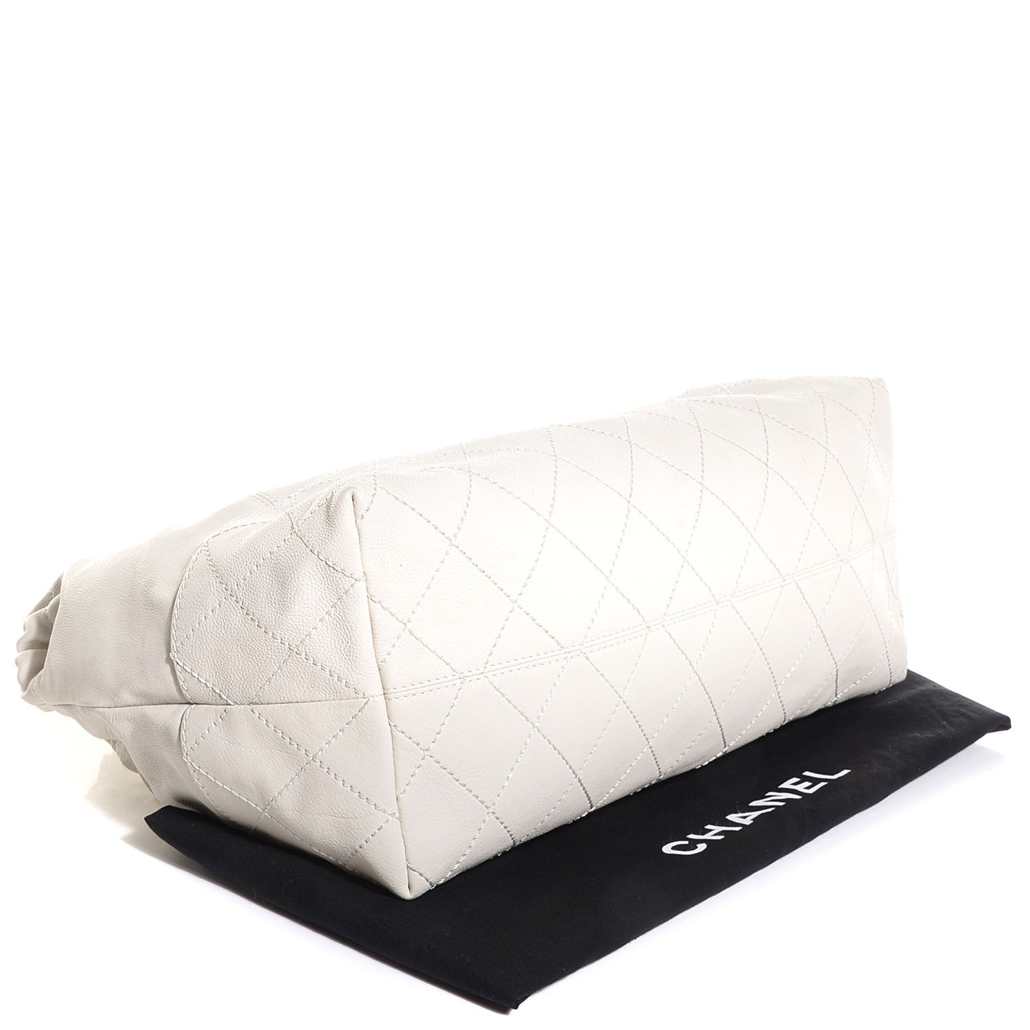 Chanel Calfskin Baby Coco Cabas White 4 of 7