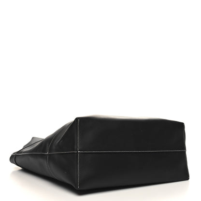 Salvatore Ferragamo Calfskin Cut Out Hobo Black 5 of 13