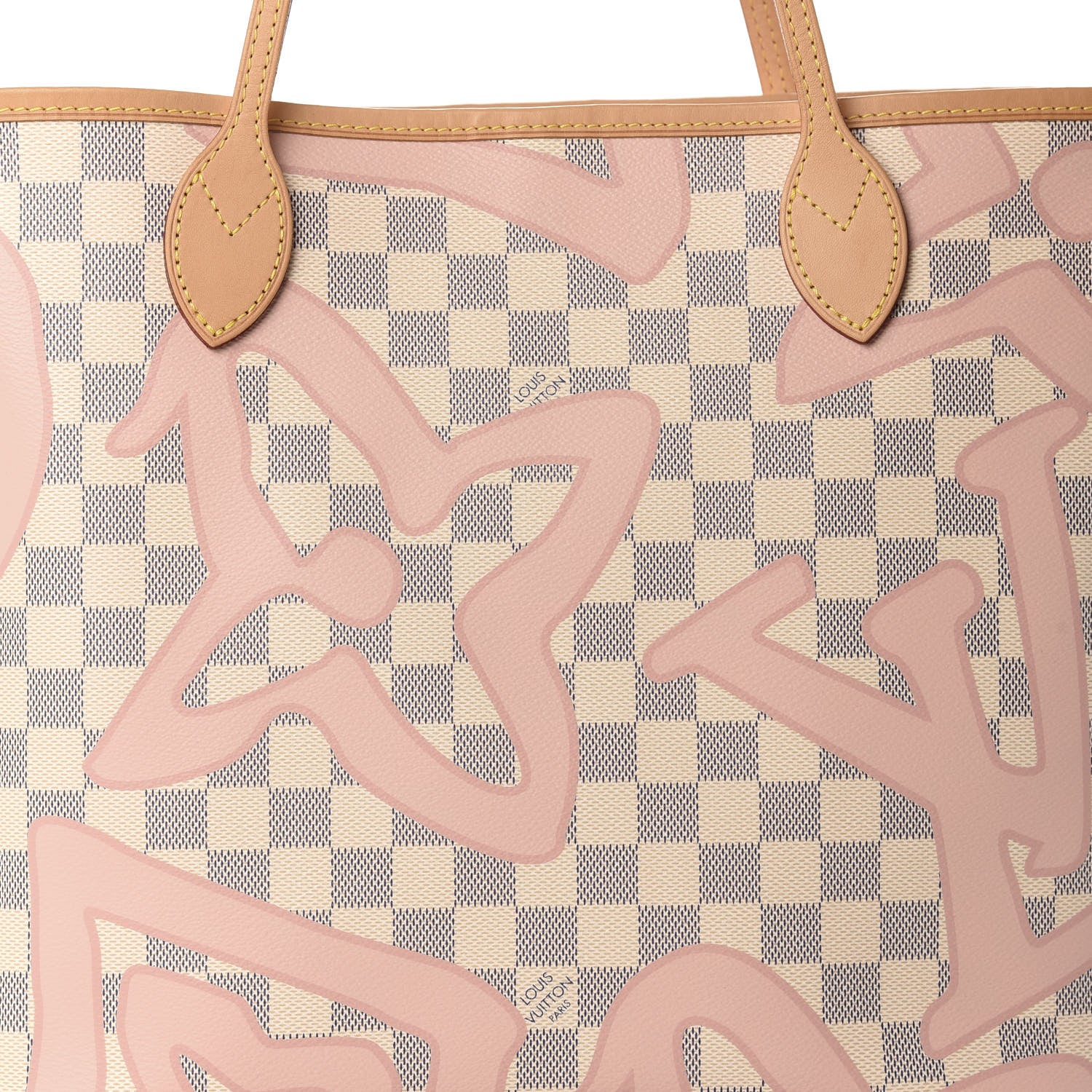 Louis Vuitton Damier Azur Tahitienne Neverfull MM 11 of 11
