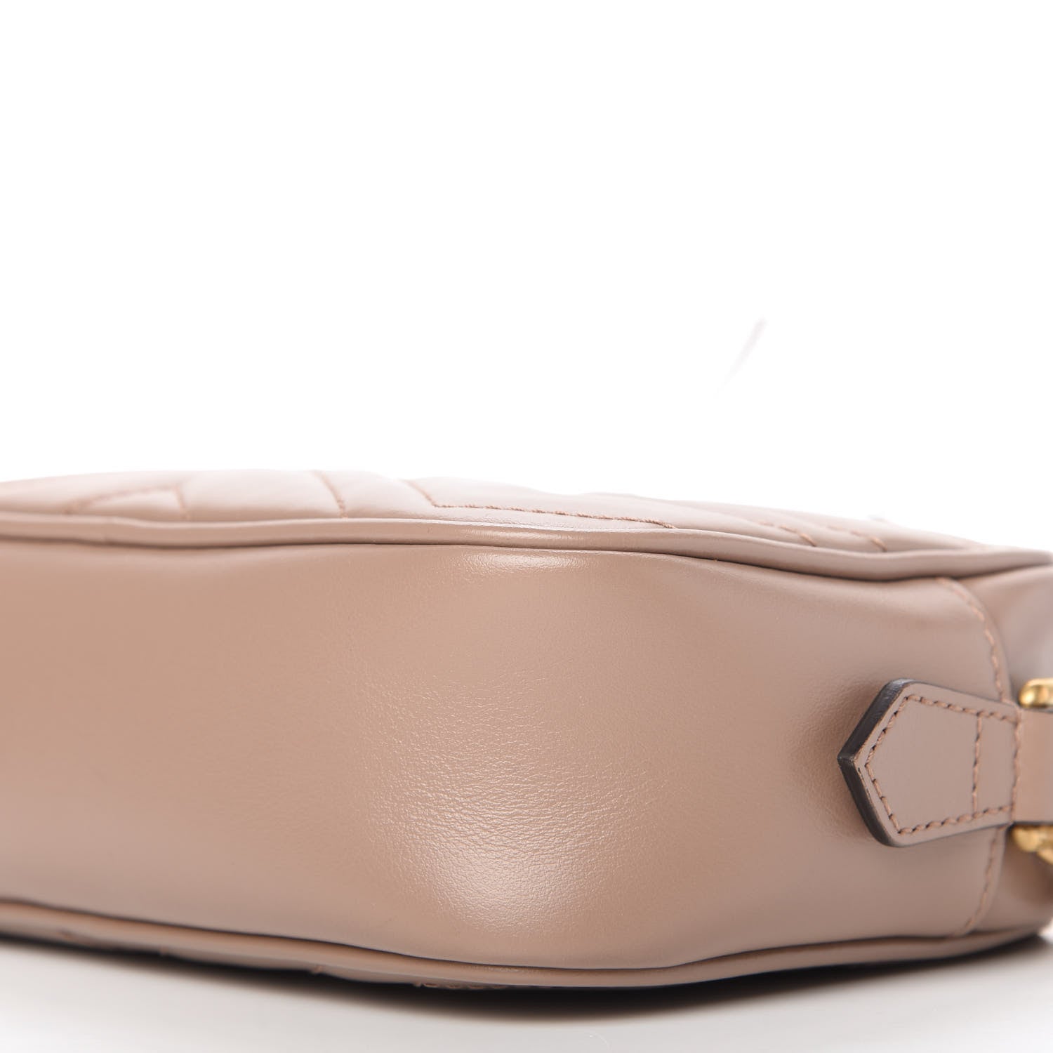 Gucci Calfskin Matelasse Mini GG Marmont Chain Shoulder Bag Porcelain Rose 7 of 11