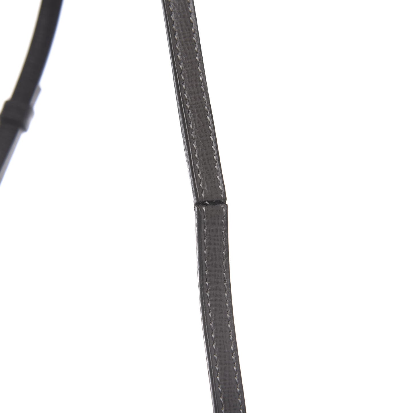 Calfskin Wallet On Strap Light Grey