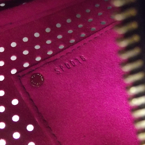 Louis Vuitton Monogram Perforated Speedy 30 Fuchsia 9 of 9