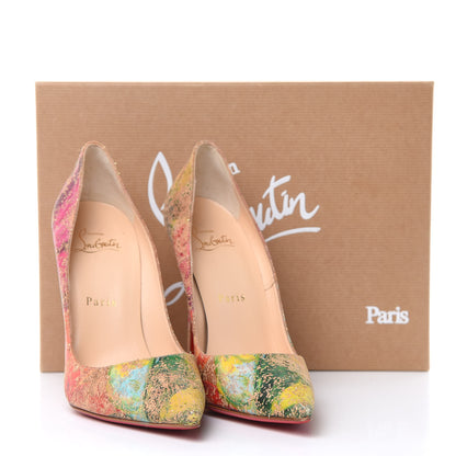 Christian Louboutin Cork Bloom Print So Kate 120 Pumps 37.5 Multicolor 11 of 11