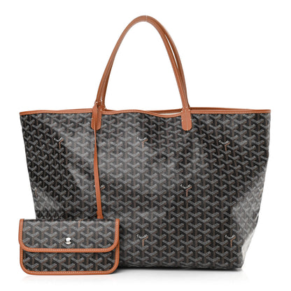 Goyard Goyardine Saint Louis GM Black Gold 1 of 14