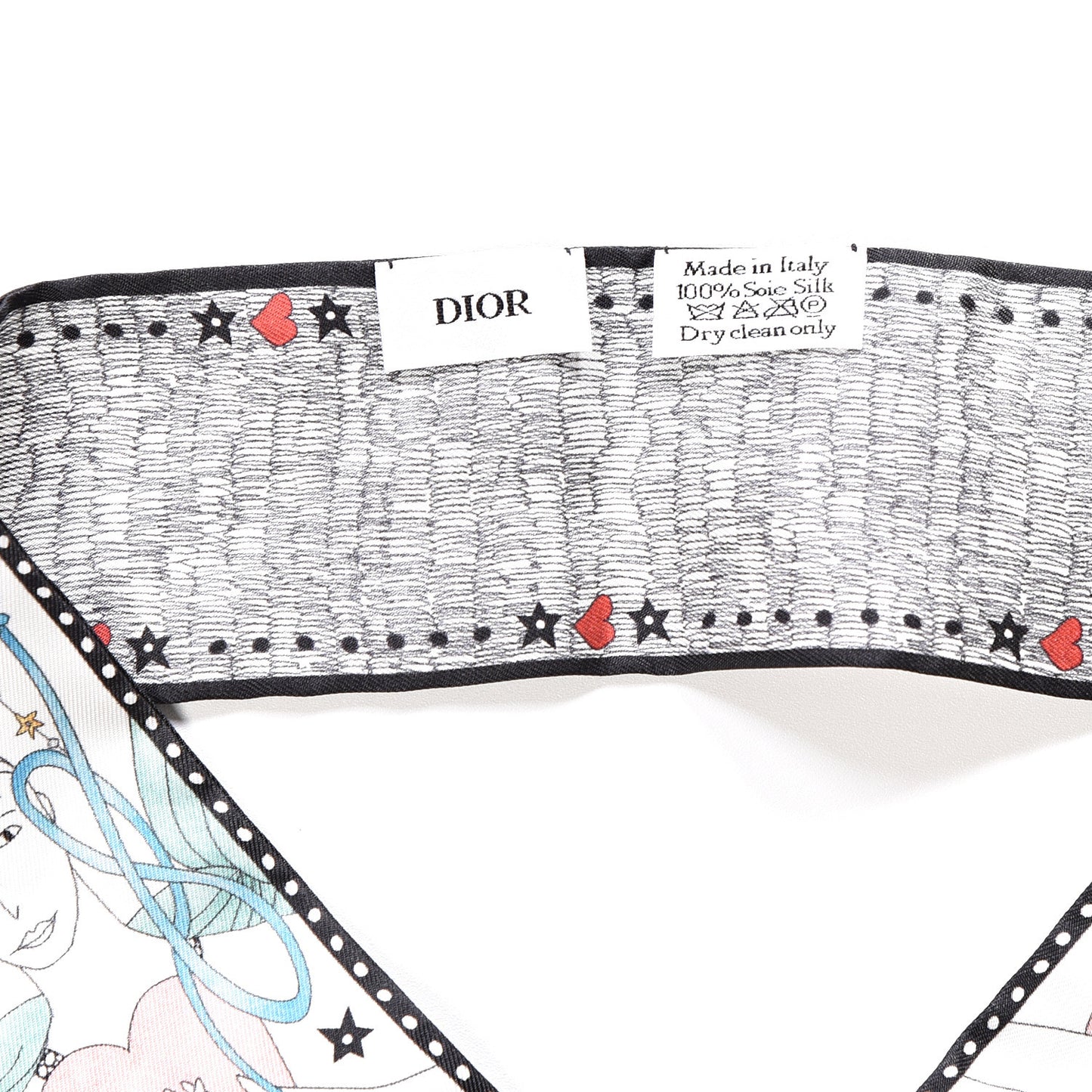 Silk The Lovers Tarot Mitzah Scarf Off White
