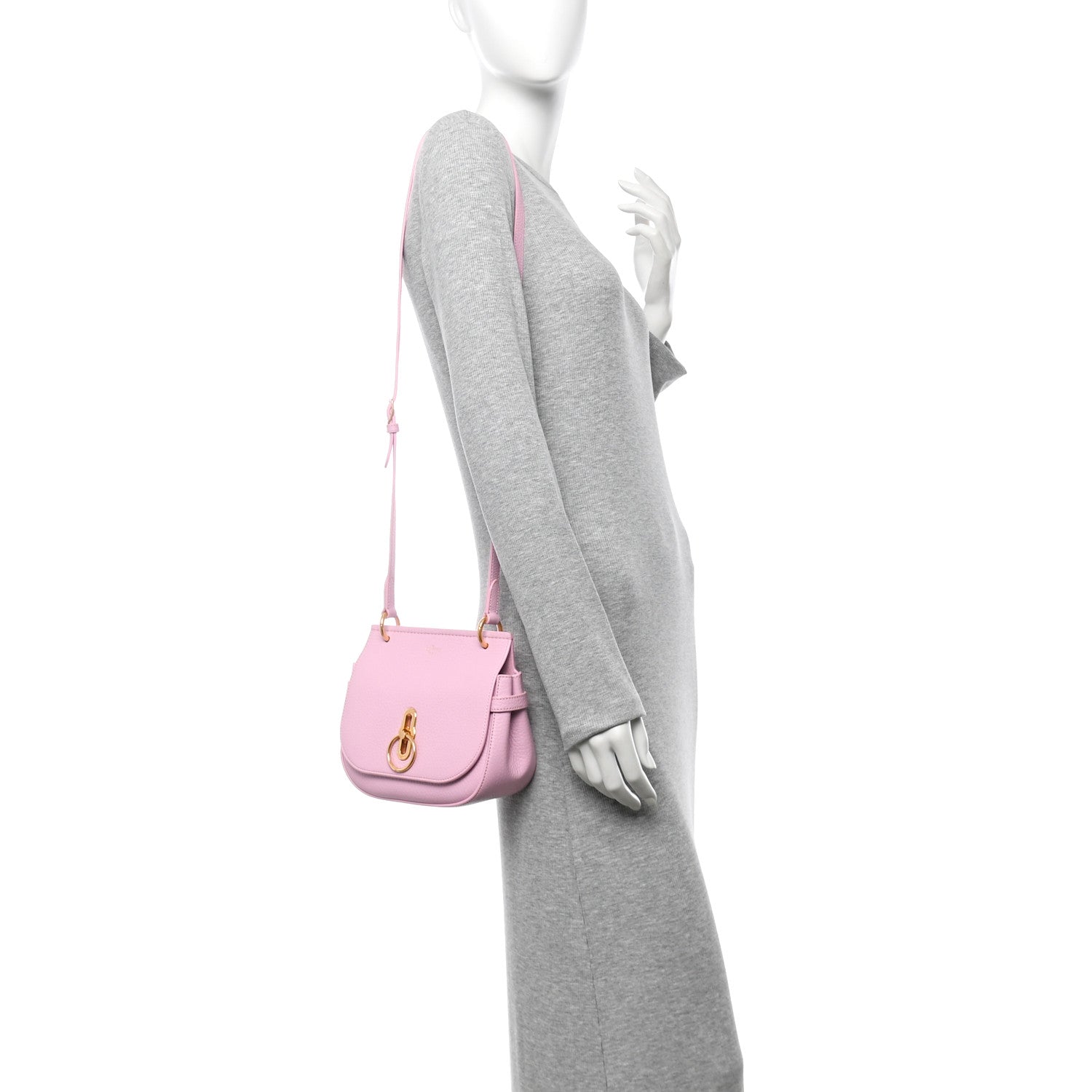 Mulberry Small Classic Grain Small Amberley Satchel Lilac 2 of 9