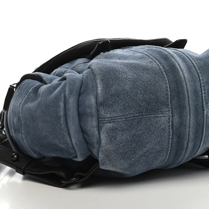 Alexander Wang Lambskin Suede Mini Marti Backpack Blue Black 8 of 9