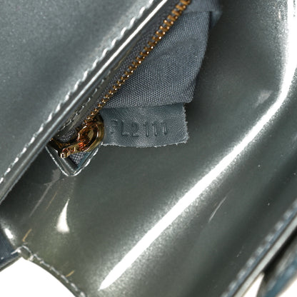 Louis Vuitton Patent Sobe Clutch Givre 9 of 11