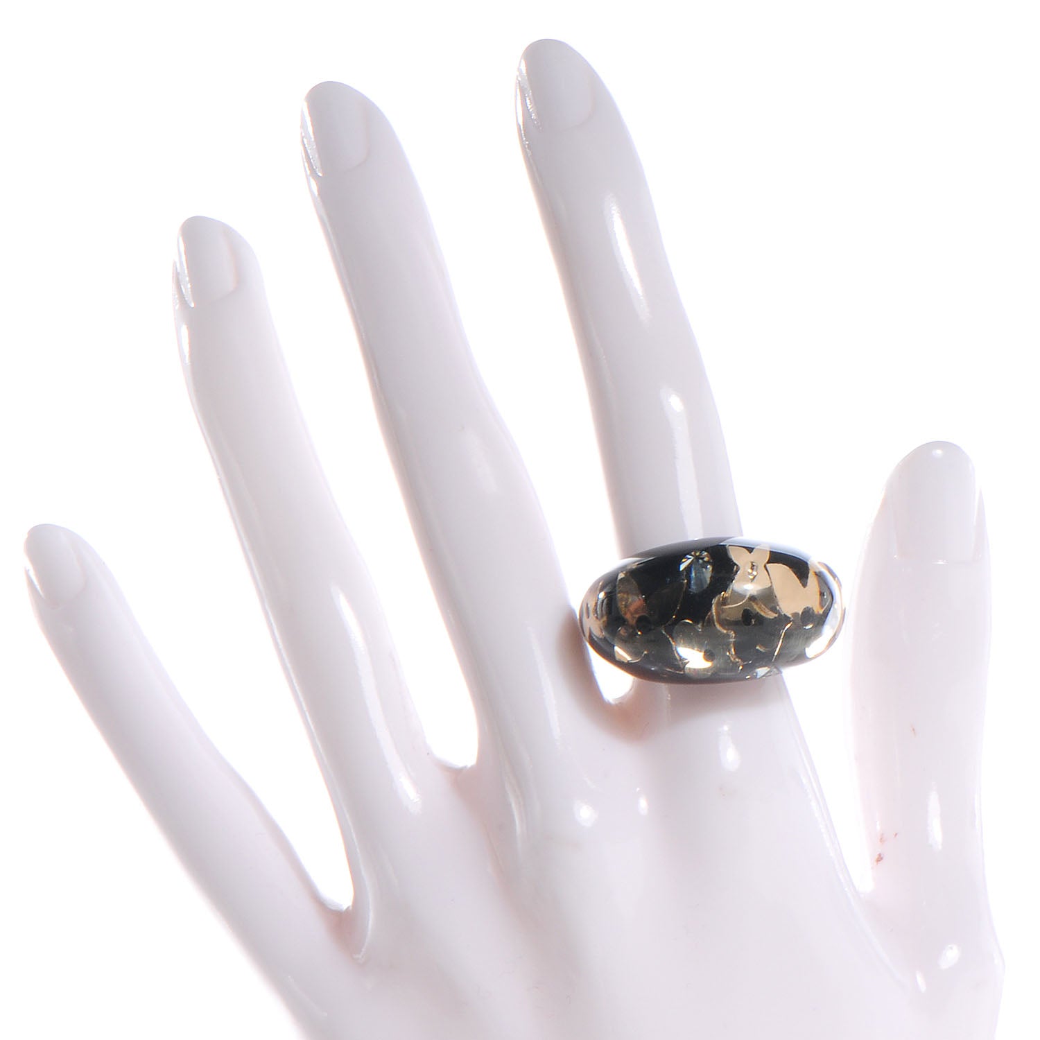 Louis Vuitton Inclusion Ring 6.5 Black 2 of 4