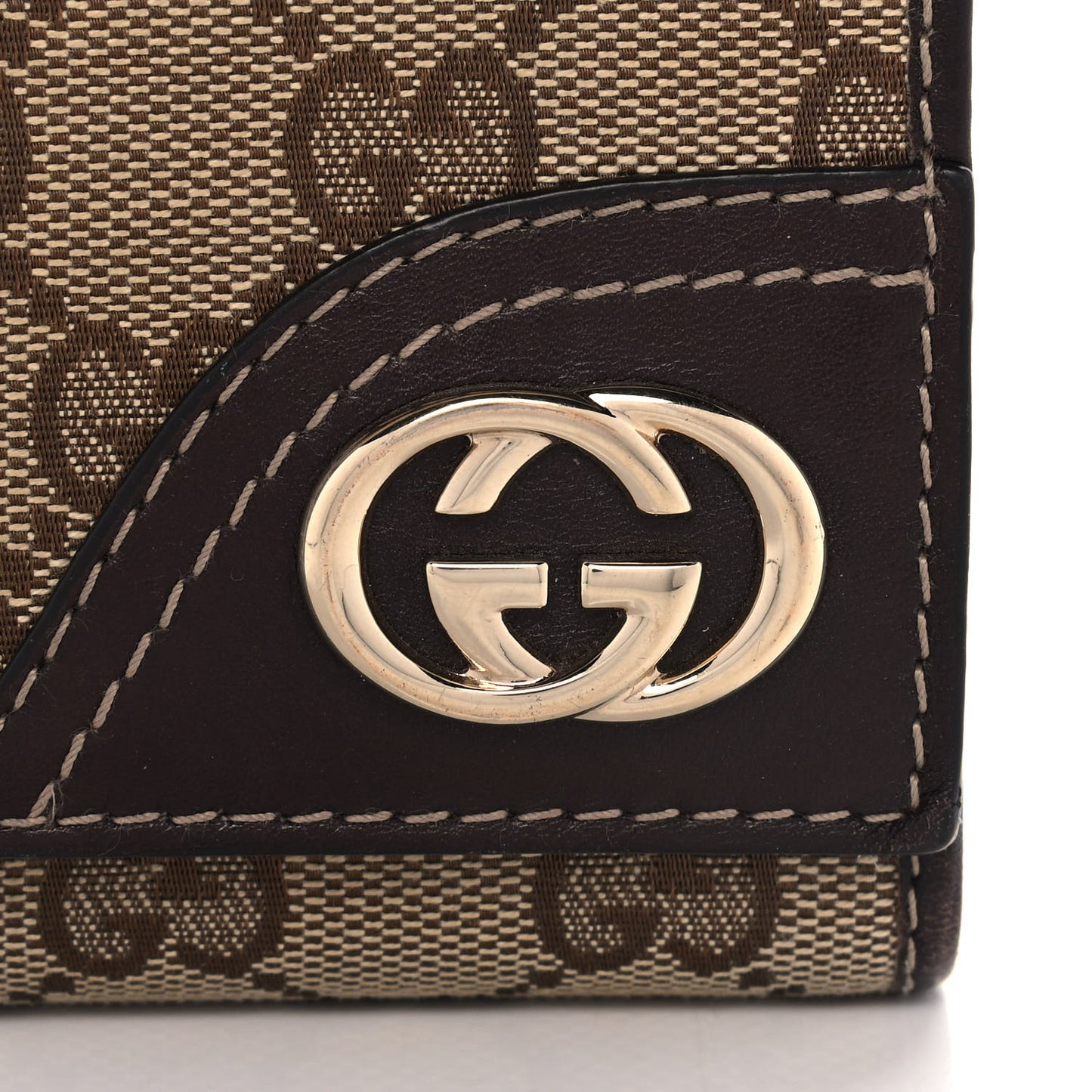 Monogram New Britt French Wallet Dark Brown