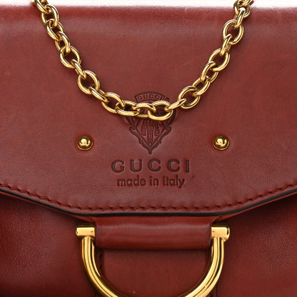 Gucci Calfskin Raccoon Tail Small Smilla Chain Bag Red 8 of 10